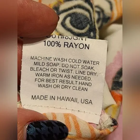 Jams World 'Indio' Colorful Abstract Floral Capri Jumpsuit/Romper | M - Picture 8 of 8